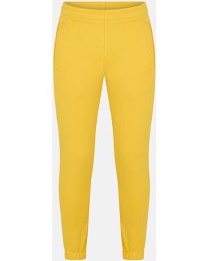 adidas Originals Adults Closed Cuff Fleece Joggers - Yellow