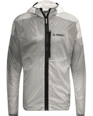 adidas Moisture-Wicking Performance Training Jacket - Grey
