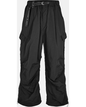 ROA X And Wander Garment Dyed Trousers - Black