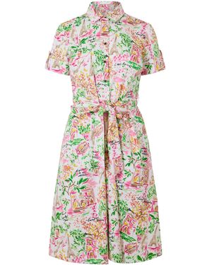 KARL LAGERFELD Sportswear Shirt Dress - White