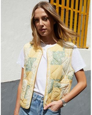 Threadbare Cabos Lightweight Gilet - Yellow