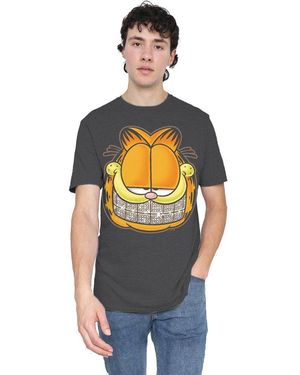 Garfield Nice Grill T-Shirt Charcoal - Grey