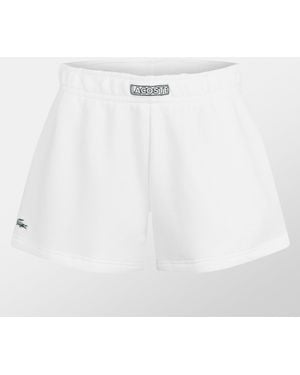 Lacoste Fleece Shorts - White