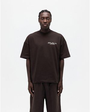 TELA CRUZ Oversized Design T-Shirt - Black