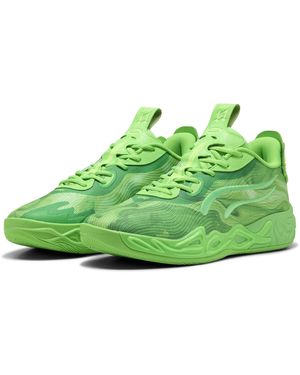 PUMA Mb.04 Lo Team Basketball Trainers - Green