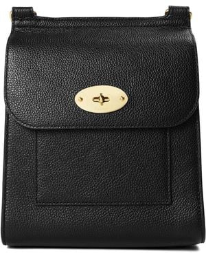 Mulberry Small Antony Leather Messenger Bag - Black