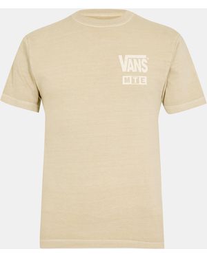 Vans Adults Sabertooth Short-Sleeve Regular Fit T-Shirt - Natural