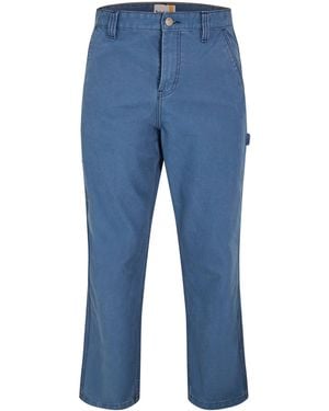 Timberland Washed Canvas Carpenter Straight Leg Trousers - Blue