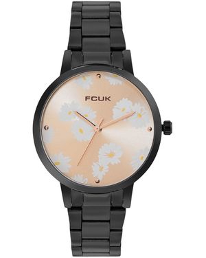 French Connection Analog Watch For - Black