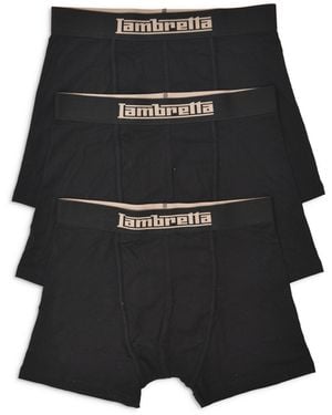 Lambretta 3 Pack Boxers - Black