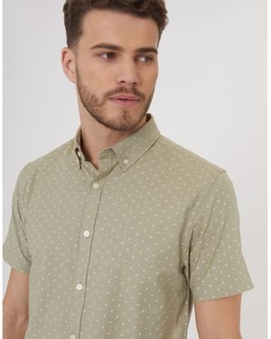 Threadbare Short-Sleeve Patterned Shirt - Multicolour
