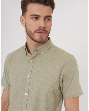 Threadbare Short-Sleeve Patterned Shirt - Multicolour