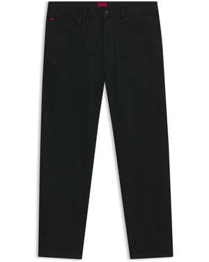 HUGO 838 Cotton Straight Jeans - Black