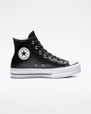 Converse Chuck Taylor All Star Lif Platform Trainers - Black
