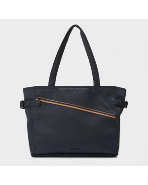 Paul Smith Artist Stripe Tote Bag - Black