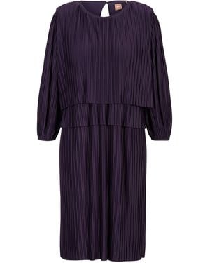 BOSS Emanis Smock Dress - Blue