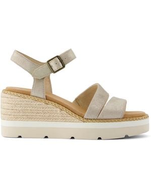 TOMS Darya Wedge San - Metallic
