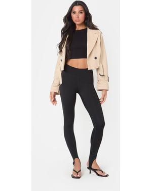 I Saw It First High Rise Flared Leggings - Black