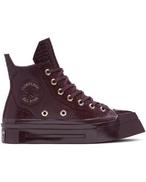 Converse Chuck 70 De Luxe Squared High-Top Trainers - Purple