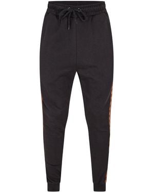 Criminal Damage Trio Jogger Closed Hem Fleece Joggers - Black