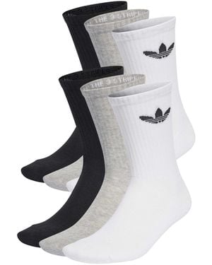 adidas Originals Adidas 6Pk Crew Socks 00 - Black