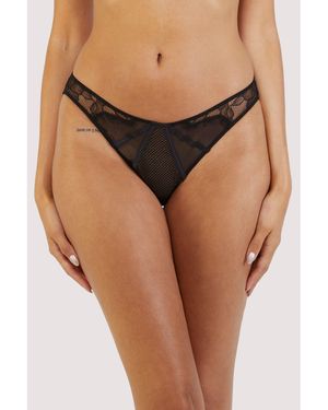 Playful Promises Felicity Hayward Fairfield Fishnet And Lace - Brown
