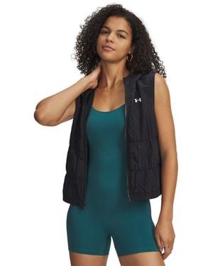Under Armour Rival Woven Ruched Vest - Blue