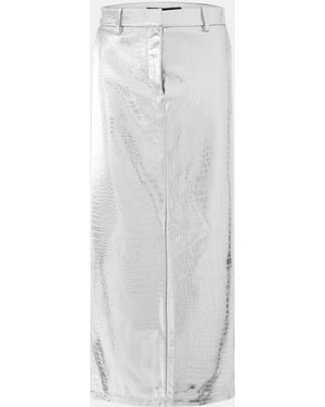 Vero Moda Lisa Croc Maxi Skirt - White
