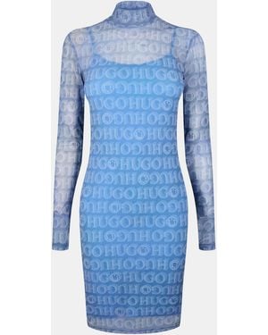HUGO Mini Noella Dress - Blue