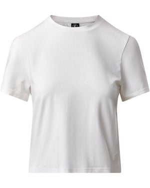 Gym King Victory Jersey Cap Sleeve Tee - White