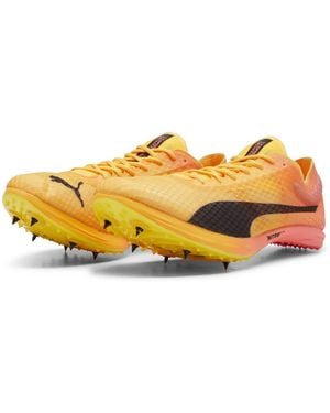 PUMA Evospeed Distance Nitro E Track Running Spikes - Yellow
