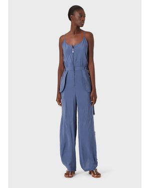 Emporio Armani Tuta Jumpsuit - Blue