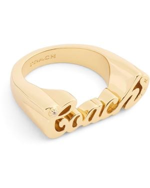COACH Stack Ring - Metallic