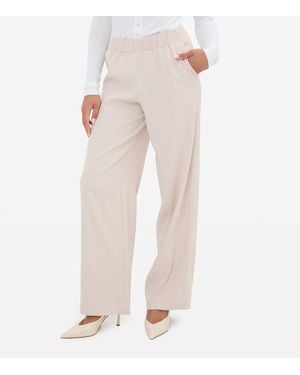 I Saw It First Woven Straight Leg Trouser - Natural