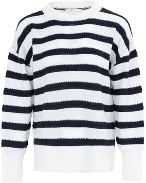 Miso Stripe Jumper Knitwear - Blue