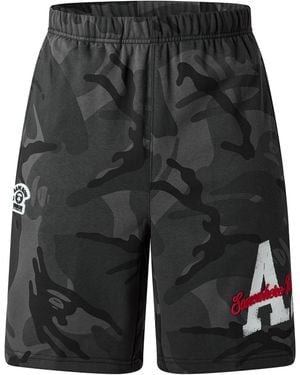 Aape Fleece Jogger Shorts - Black