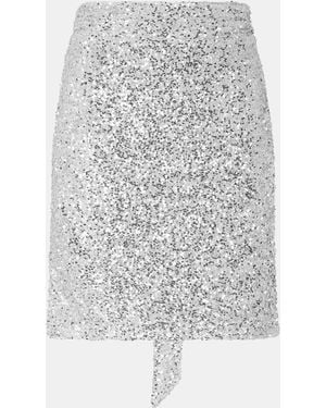 Never Fully Dressed Sequin Jaspre Mini Skirt - Metallic