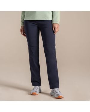 Craghoppers Kiwi Pro Iii Water-Repellent Convertible Trousers - Blue