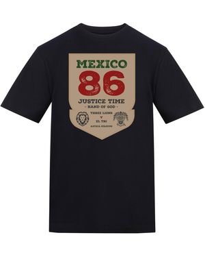 AWD Adults Printed Mexico 86 Fan Tee - Black