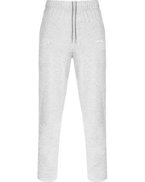 Slazenger 1881 Jersey Jogging Bottoms - White