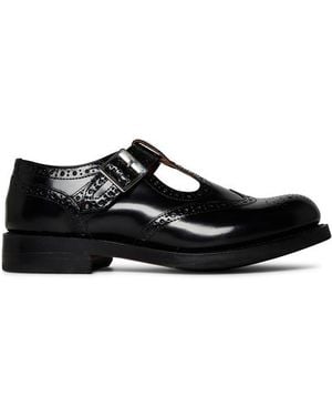Grenson Gia Ballet Court Shoes - Black