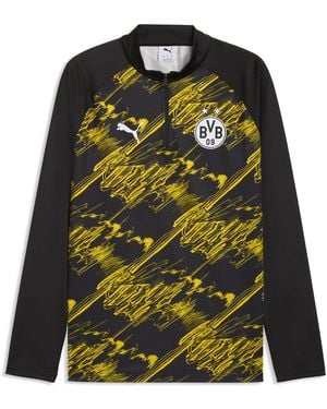 PUMA Borussia Dortmund Licensed Drill Top 2025 2026 - Black