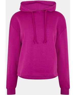 Pieces Sleeve Hoodie - Pink