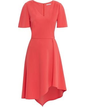 Gina Bacconi Mylee Soft Stretch Crepe Dress - Red