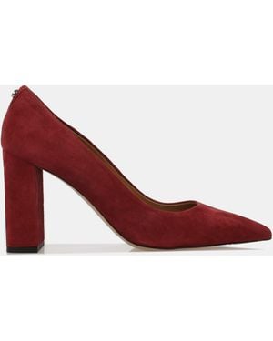 BOSS Janet Block Court Shoes - Red