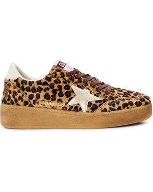 Golden Goose Ballstar Low-Top Trainers - Brown
