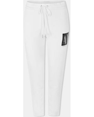ARMANI EXCHANGE Straight Trousers - White