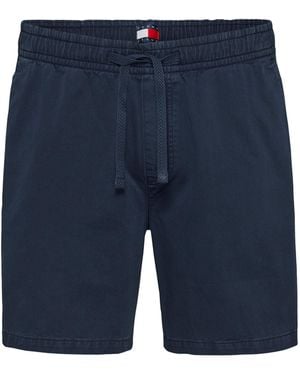 Tommy Hilfiger Twill Tracksuit Shorts - Blue