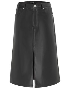 I Saw It First Pu Max Skirt Ladies - Grey