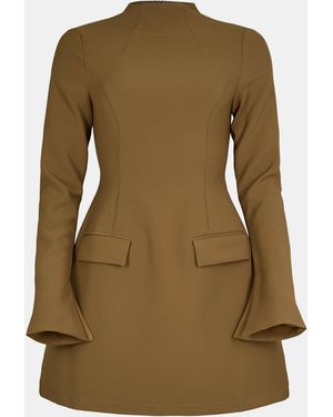 Odd Muse Tall Ultimate Muse Split Sleeve Mini Dress - Green